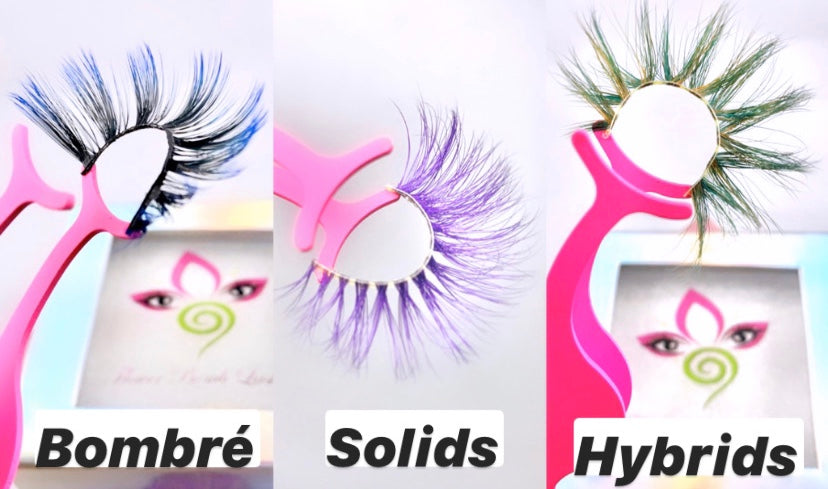 What Are The Three Types of Colored Lashes?